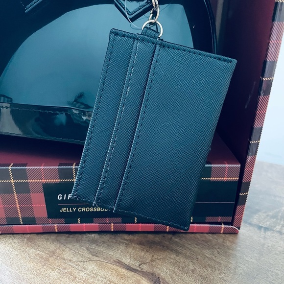 NIB Mini Me Jelly Crossbody and Cardholder / Black - Picture 6 of 7